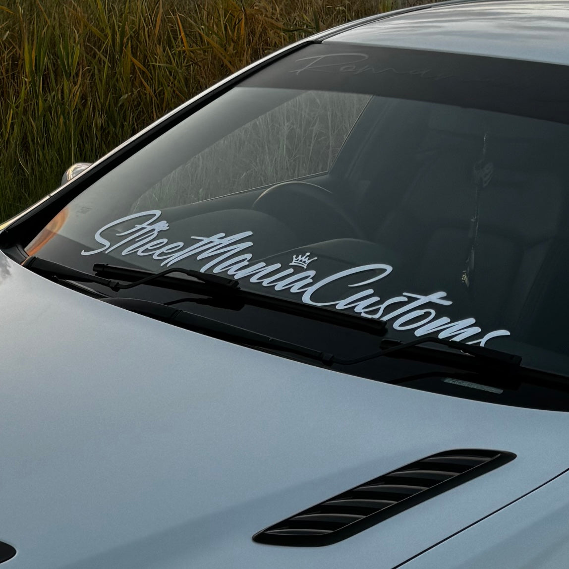 Street Mania Customs Window Banner