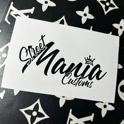 Street Mania Customs Small Logo Sticker